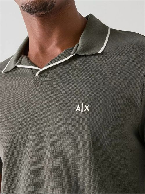Polo Classica in Piqué di Cotone Traspirante ARMANI EXCHANGE | XM002401AF10366/U8144